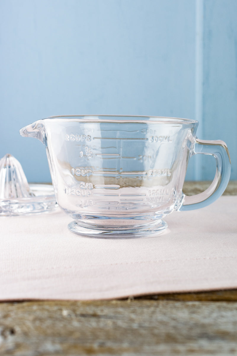 Glass Measuring Cup and Citrus Juicer