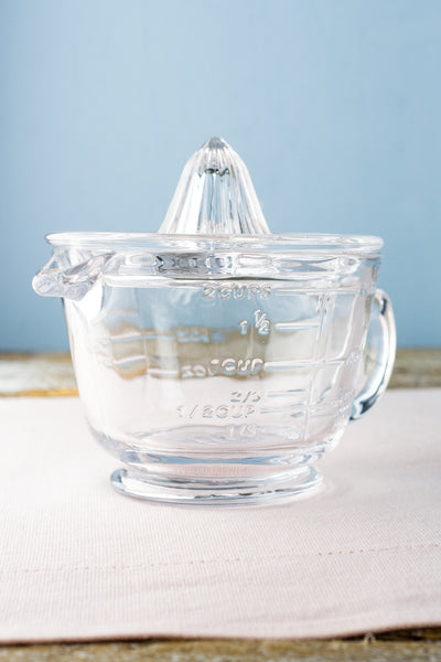 Glass Measuring Cup and Citrus Juicer