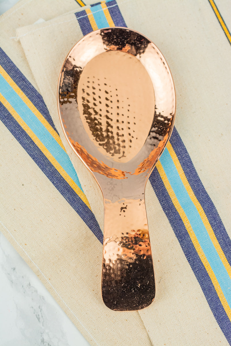 Hammered Copper Spoon Rest, image 1 of 7