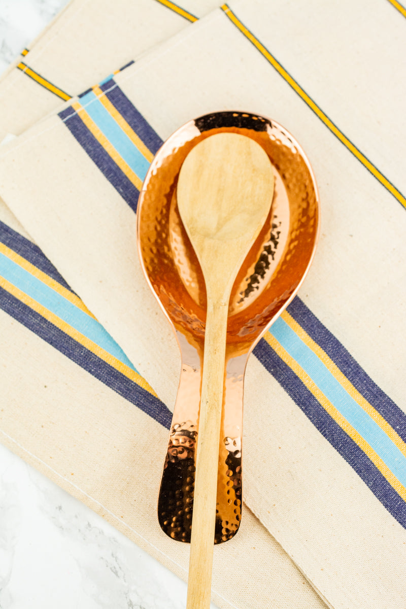 Hammered Copper Spoon Rest, image 2 of 7