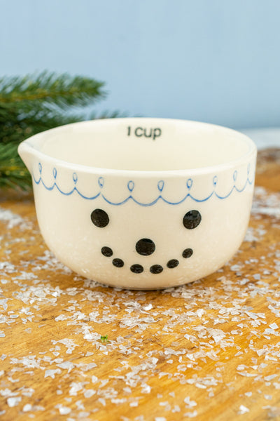 Happy Snowman Measuring Cup Set