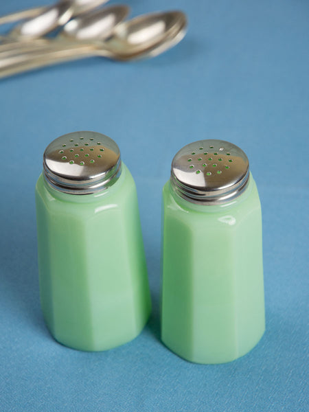 Jadeite Salt & Pepper Shakers