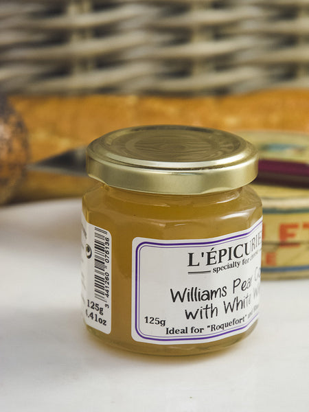 French Williams Pear Confit with White Wine