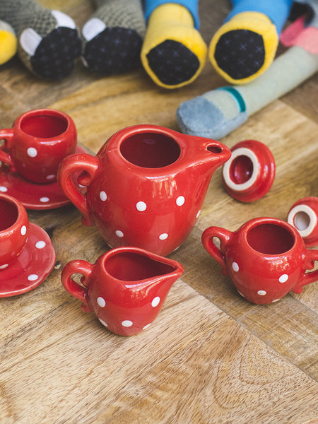 French Ceramic Tea Set