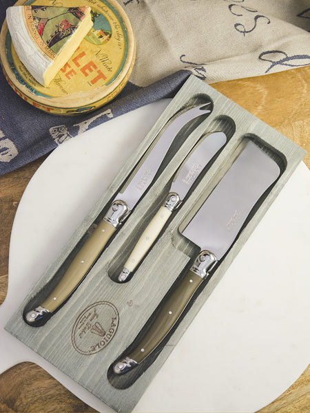 Laguiole 3-piece Cheese Knife Set