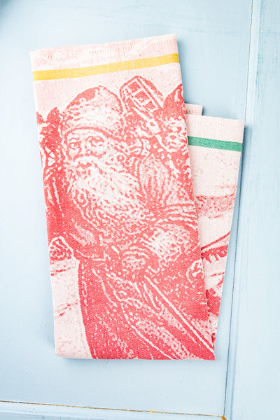 Moutet Père Noël Tea Towel