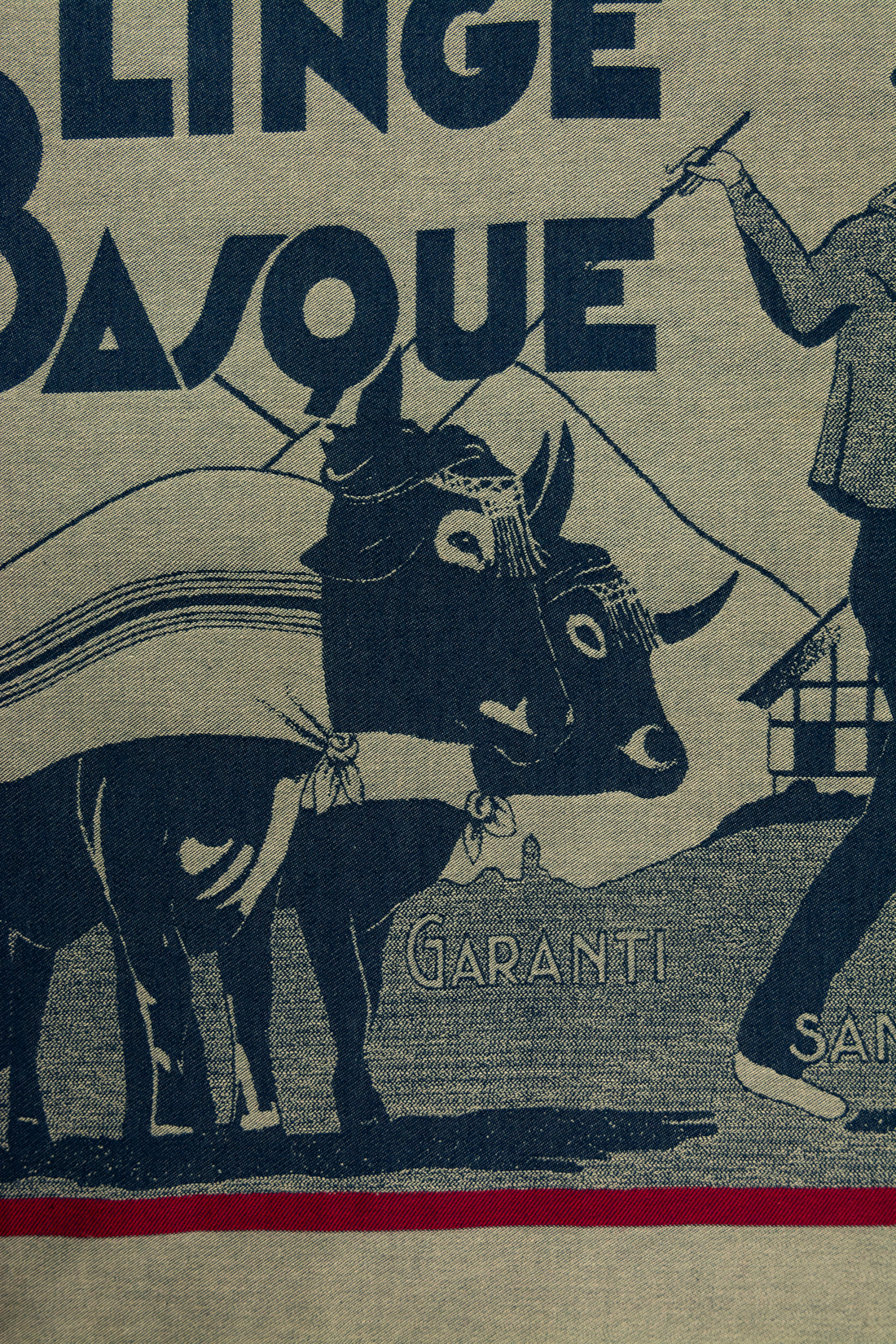 Moutet "1919 Ligne Basque" Tea Towel