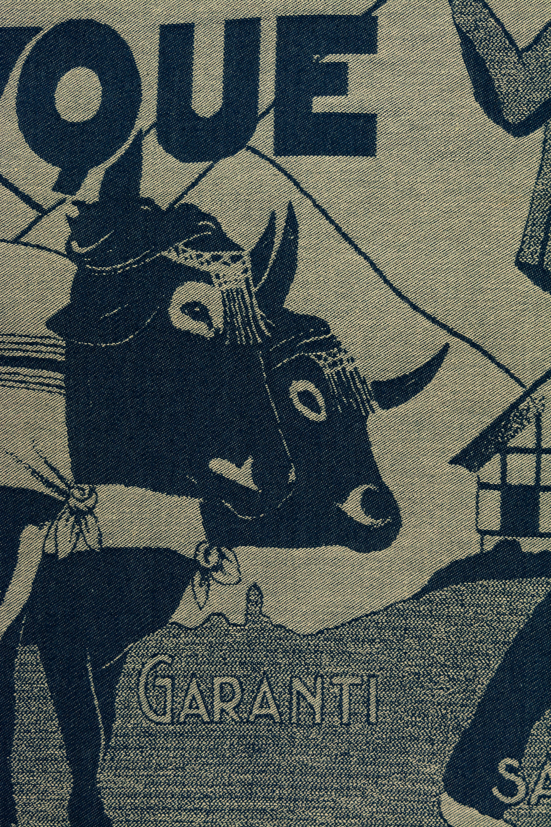 Moutet "1919 Ligne Basque" Tea Towel