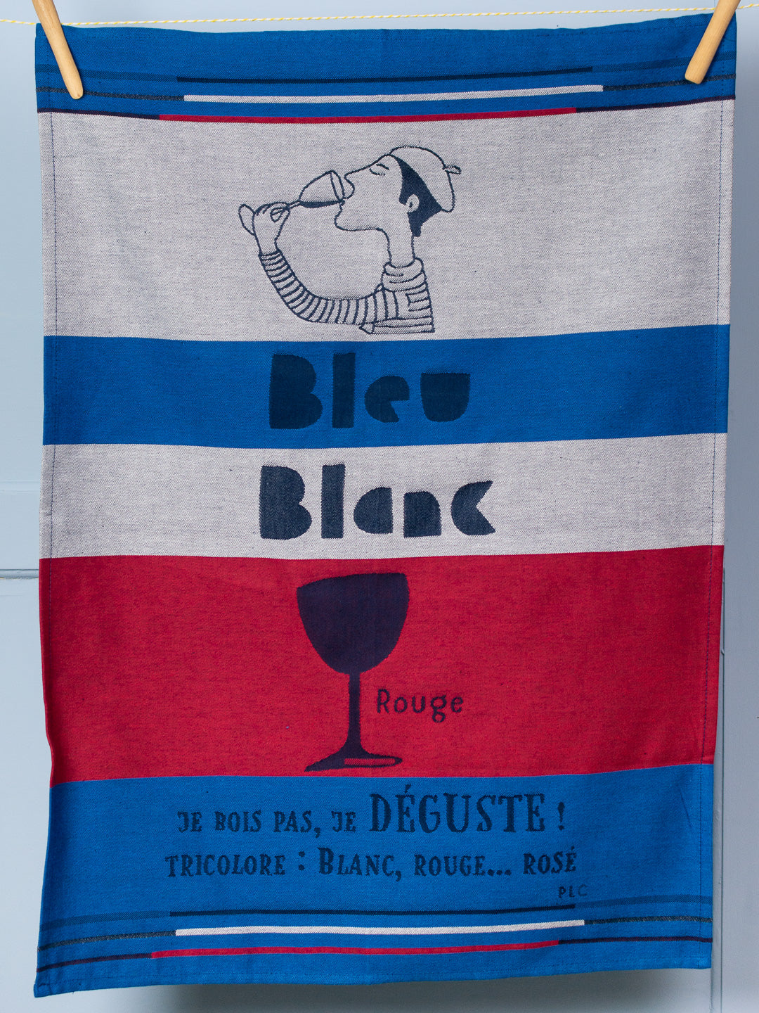 Moutet Tricolore Tea Towel
