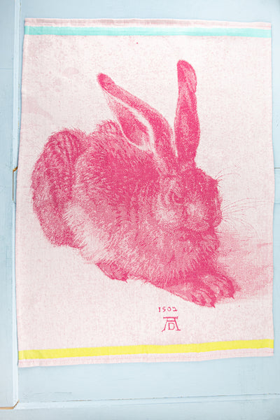 Moutet "Young Hare" Easter Tea Towel