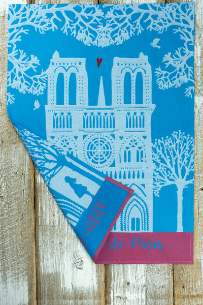 Moutet Notre Dame Tea Towel