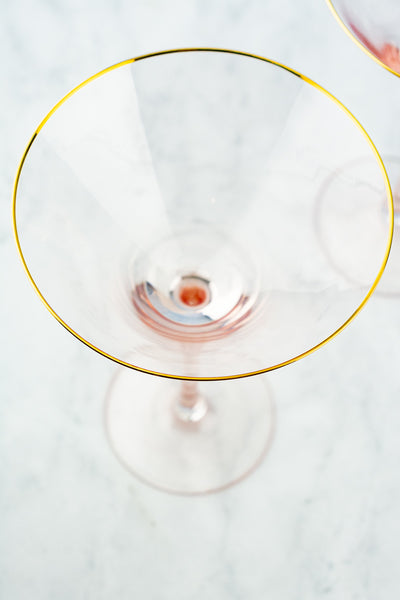 Pink Martini Glasses - Set of 2