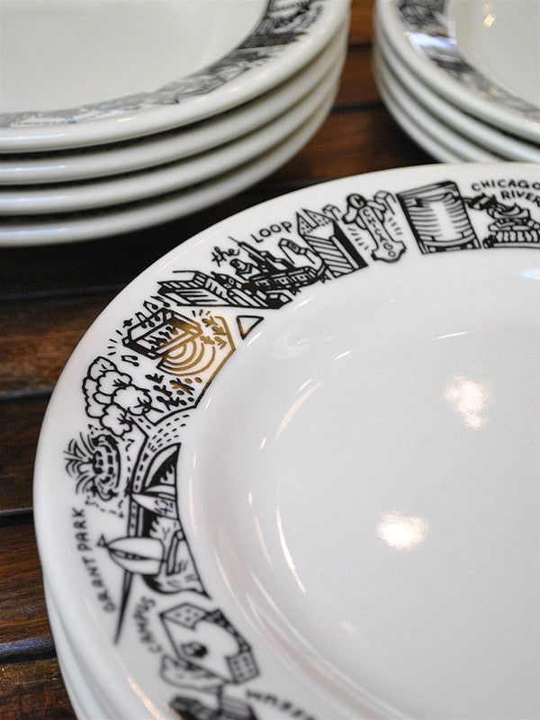 Chicago Skyline Dinner Plate