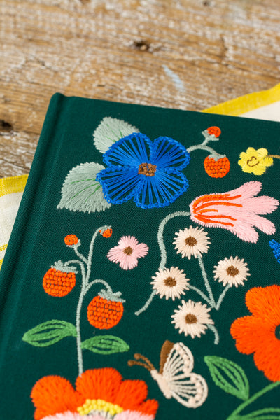 Strawberry Fields Embroidered Sketch Book