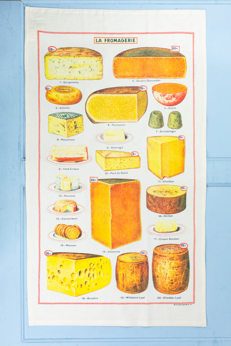 Cheese Tea Towel