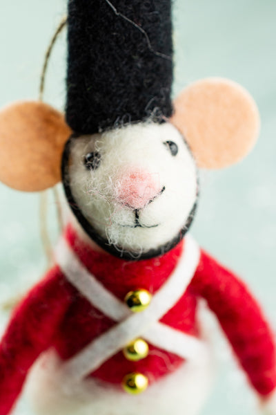 Toy Soldier Mouse Ornament