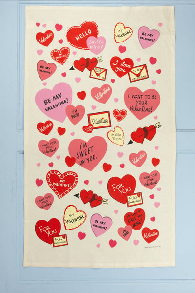 Valentine's Day Tea Towel