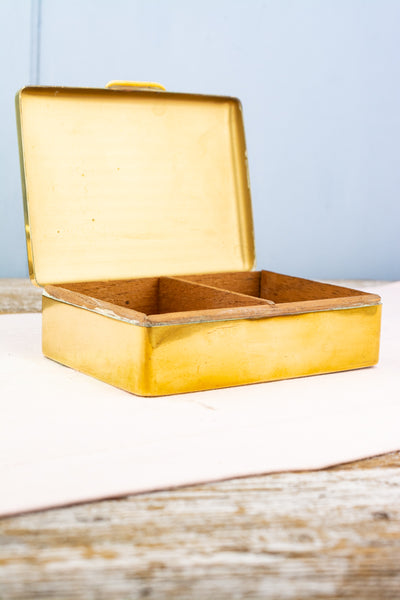 Vintage Brass Cigarette Case - 2 Styles