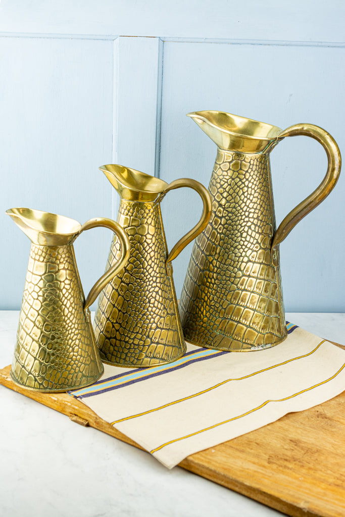 Brass 4 Leg Hand Carving Pitcher at Rs 1488/piece