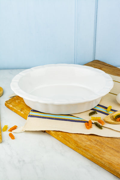 Vintage French Stoneware 1.5 Liter Oval Baking Dish