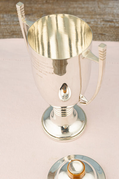 Vintage Silverplate Boxing Cup Trophy