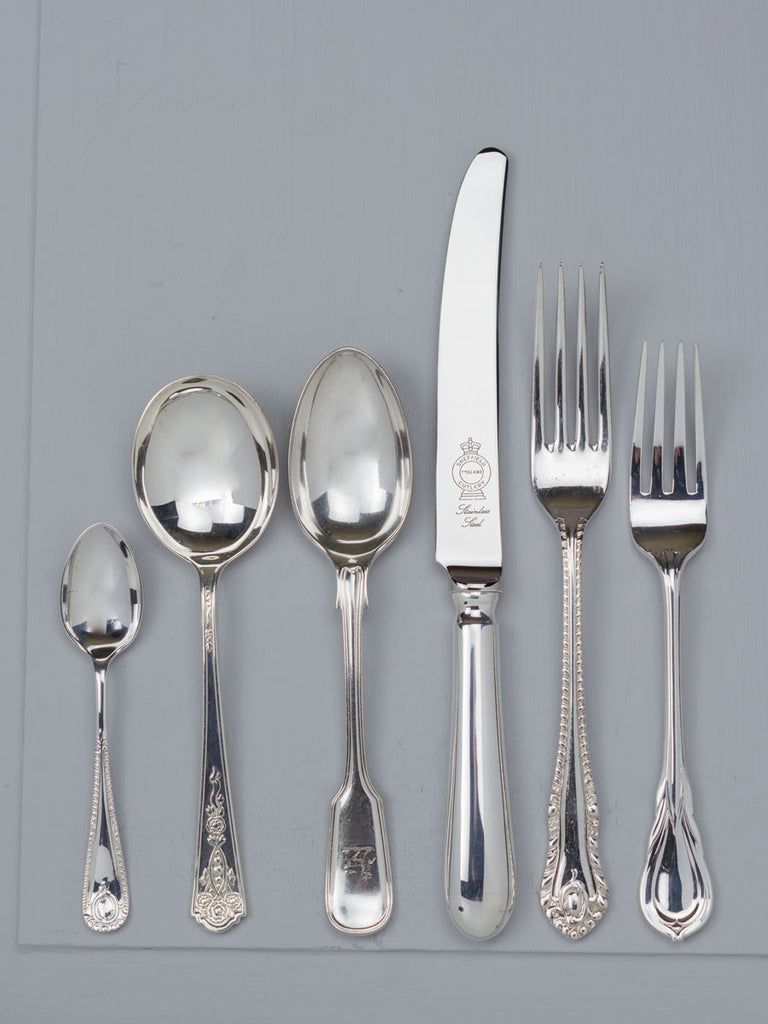 Hotel Silverware Pattern Vintage Hotel Flatware - 6 Piece Placesetting | P.O.S.H.