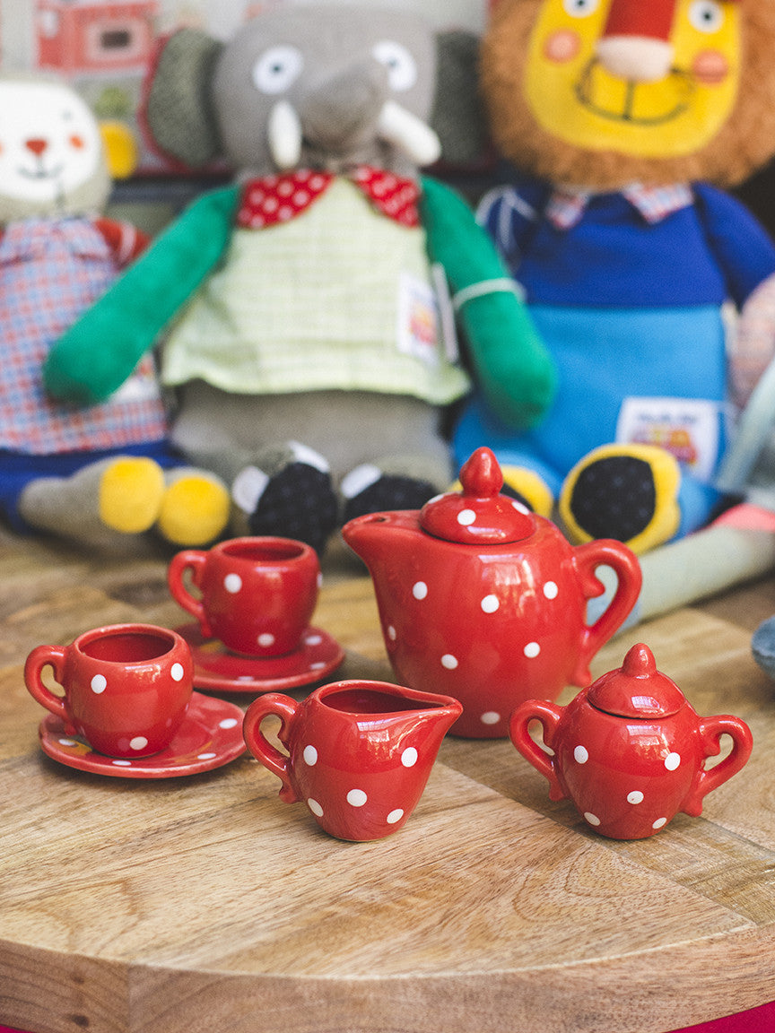 French Ceramic Tea Set