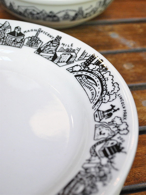 Chicago Skyline Salad / Side Plate