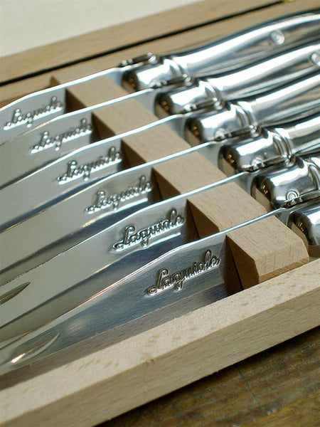 Laguiole Steak Knives, Stainless Steel - Set of 6