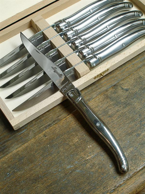Laguiole Steak Knives, Stainless Steel - Set of 6
