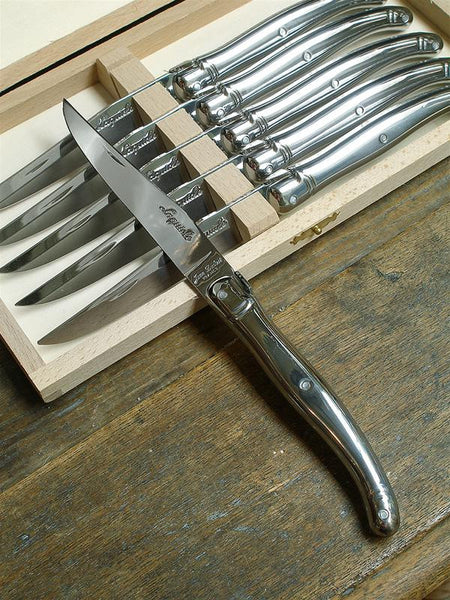 Laguiole Steak Knives, Stainless Steel - Set of 6